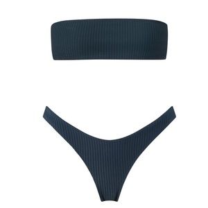 Twinnie Navy Blue Triangl Bikini